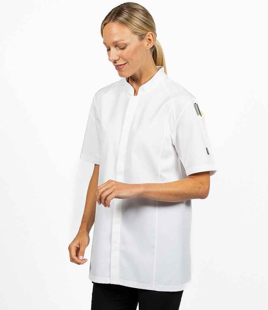 Le Chef Staycool® Tencel™/Polyester Short Sleeve Jacket