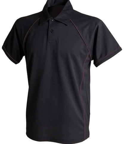 Finden + Hales Performance Piped Polo Shirt (1/2)