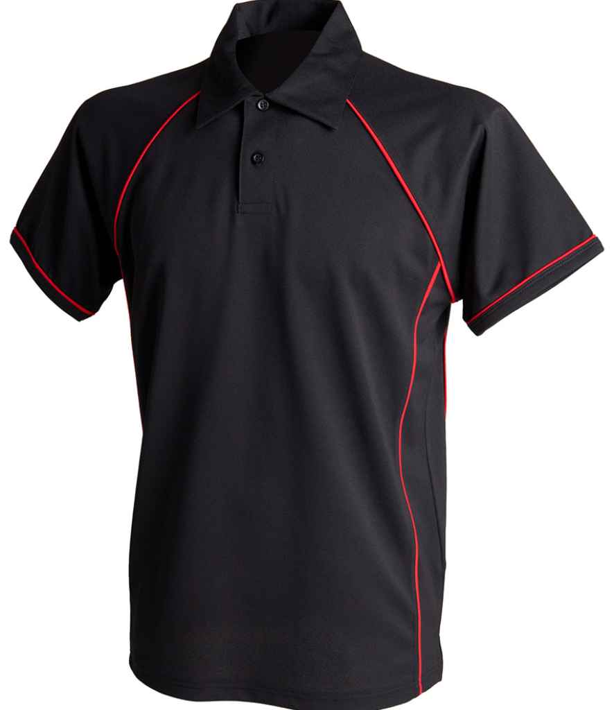 Finden + Hales Performance Piped Polo Shirt (1/2)