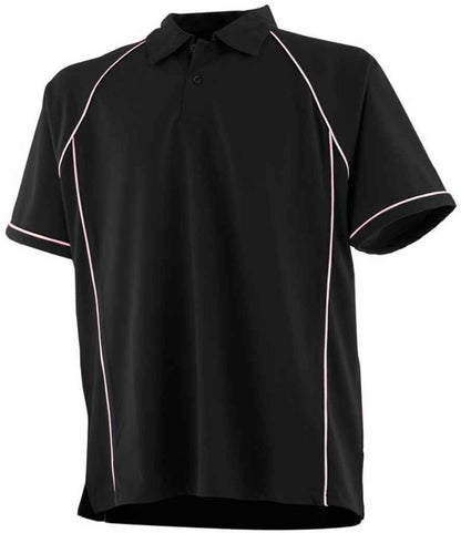 Finden + Hales Performance Piped Polo Shirt (1/2)