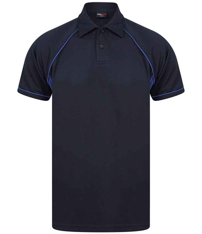 Finden + Hales Performance Piped Polo Shirt (1/2)