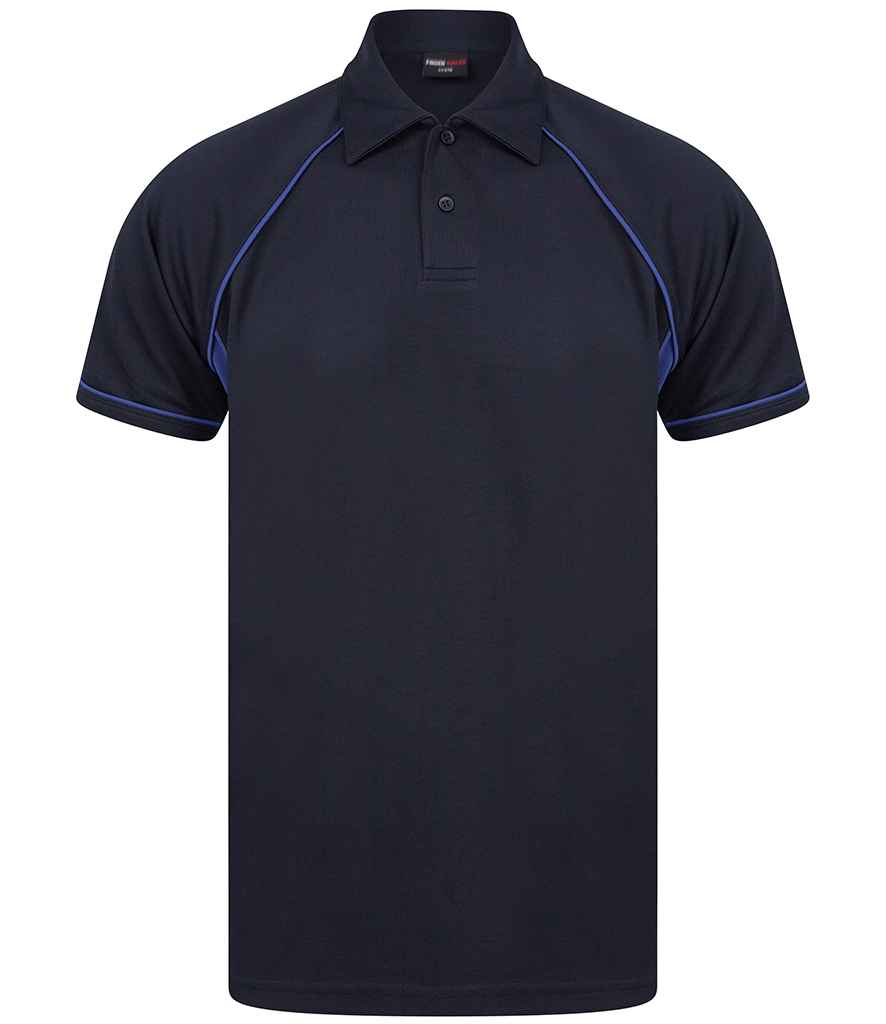 Finden + Hales Performance Piped Polo Shirt (2/2)