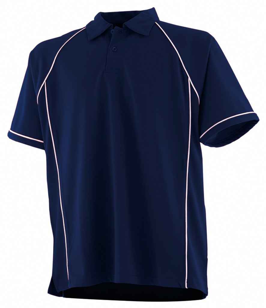 Finden + Hales Performance Piped Polo Shirt (2/2)