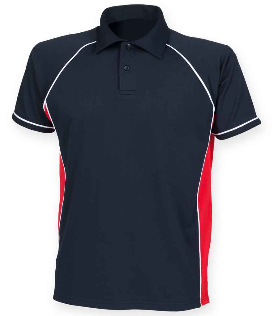 Finden + Hales Performance Piped Polo Shirt (1/2)