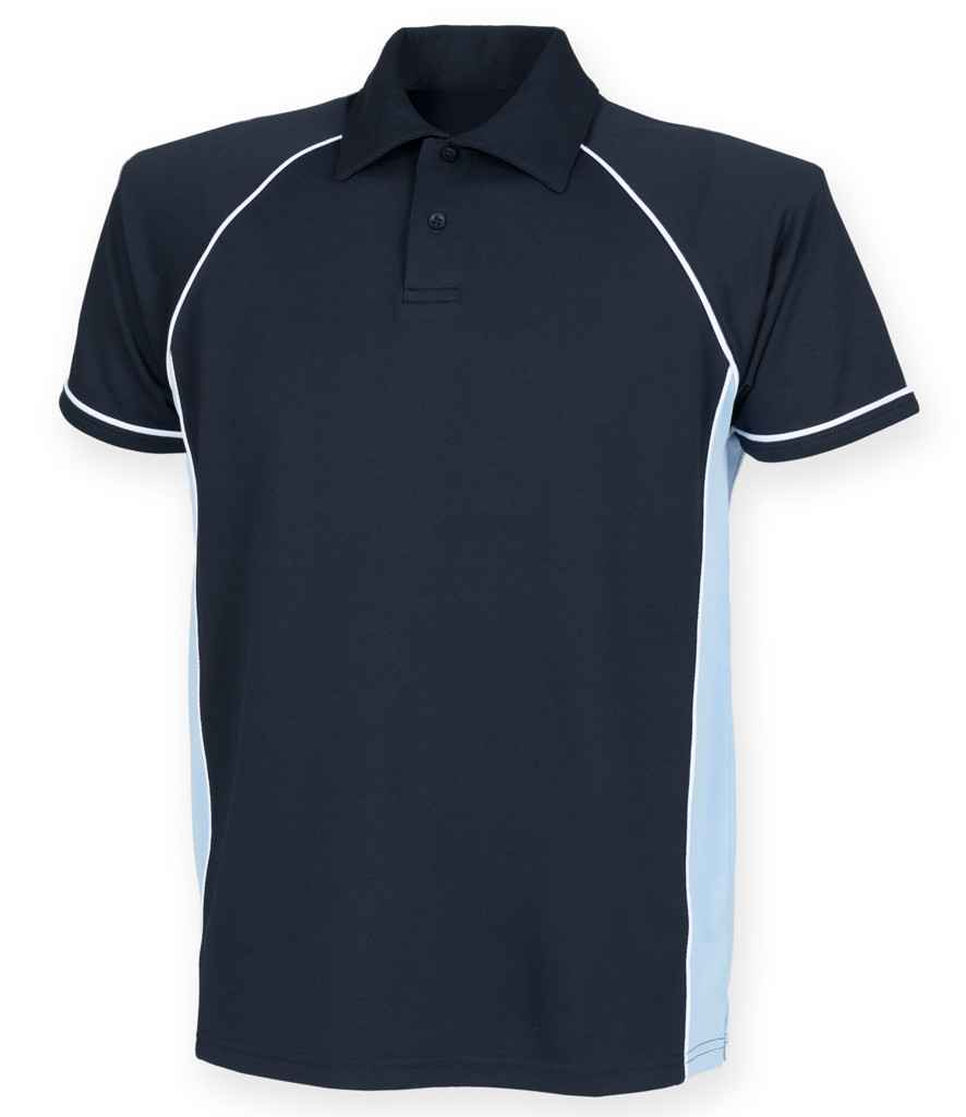 Finden + Hales Performance Piped Polo Shirt (1/2)