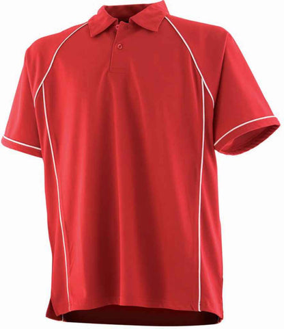 Finden + Hales Performance Piped Polo Shirt (2/2)