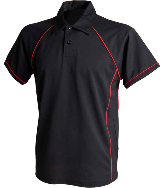 Finden + Hales Kids Performance Piped Polo Shirt (1/2)