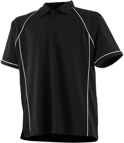 Finden + Hales Kids Performance Piped Polo Shirt (1/2)
