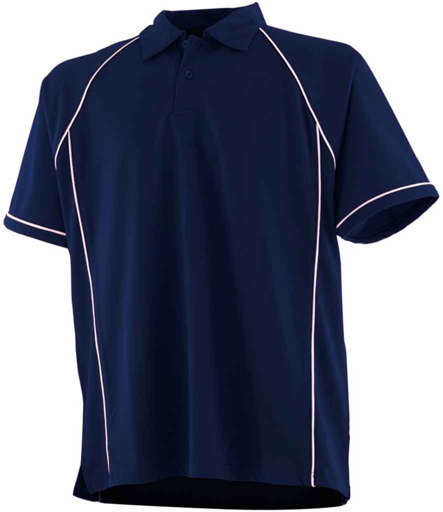 Finden + Hales Kids Performance Piped Polo Shirt (1/2)