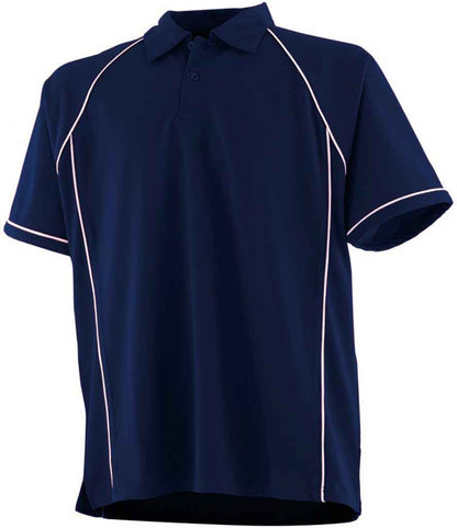 Finden + Hales Kids Performance Piped Polo Shirt (1/2)