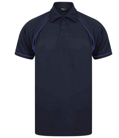 Finden + Hales Kids Performance Piped Polo Shirt (1/2)