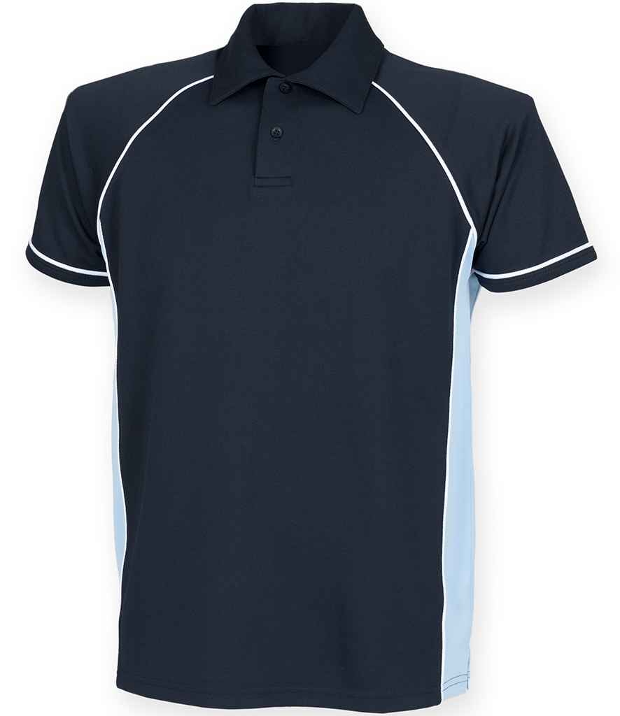 Finden + Hales Kids Performance Piped Polo Shirt (1/2)