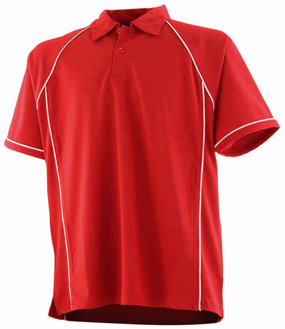 Finden + Hales Kids Performance Piped Polo Shirt (1/2)