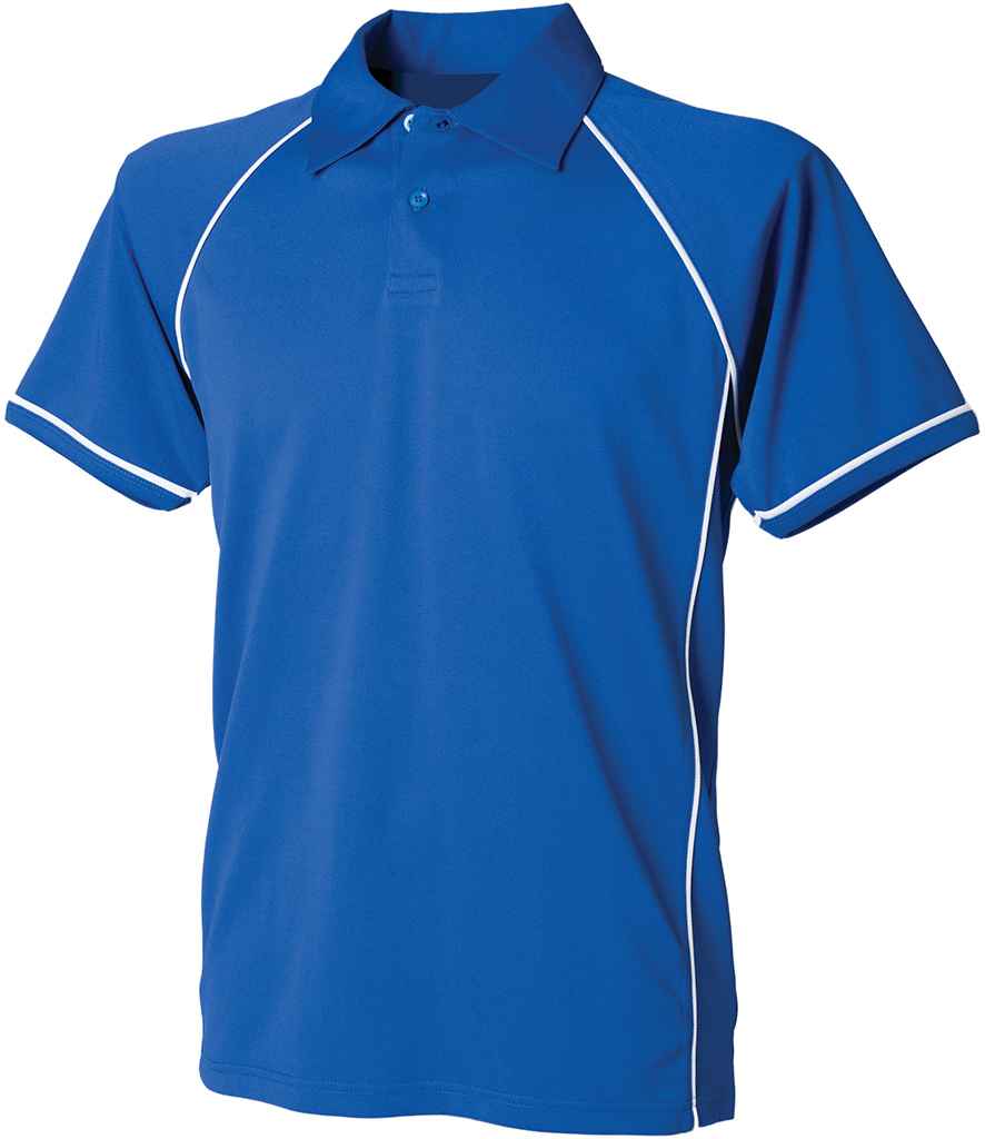 Finden + Hales Kids Performance Piped Polo Shirt (2/2)