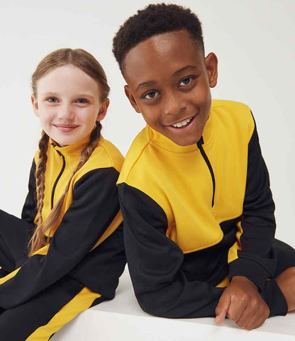 Finden + Hales Kids 1/4 Zip Tracksuit Top