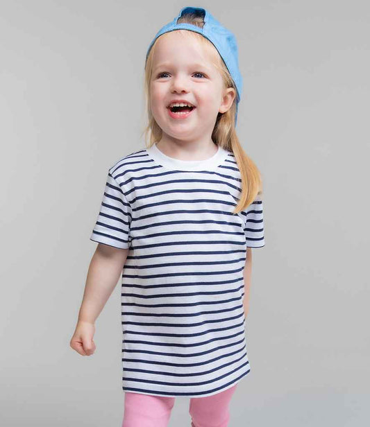 Larkwood Baby/Toddler Striped Crew Neck T-Shirt