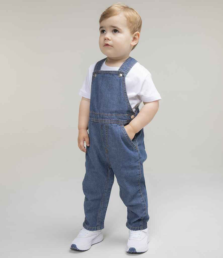 Larkwood Kids Denim Dungarees
