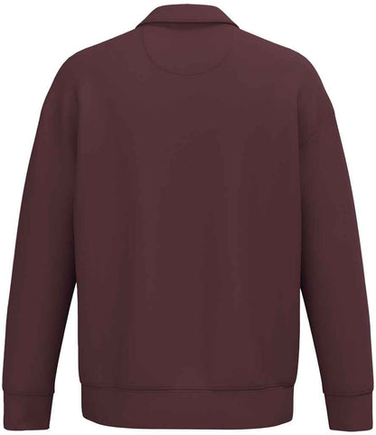 Native Spirit Unisex 1/4 Zip Sweatshirt with Polo Collar