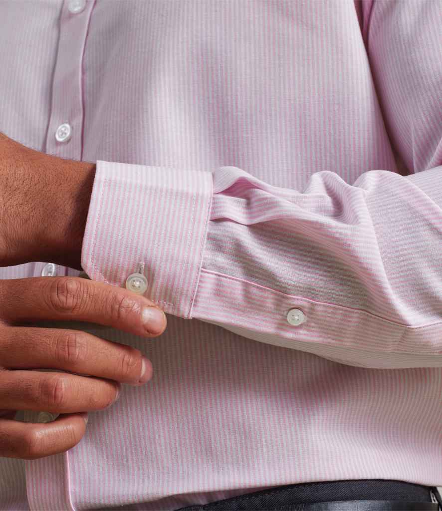 Premier Long Sleeve Striped Oxford Shirt