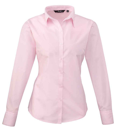 Premier Ladies Long Sleeve Poplin Blouse (2/3)
