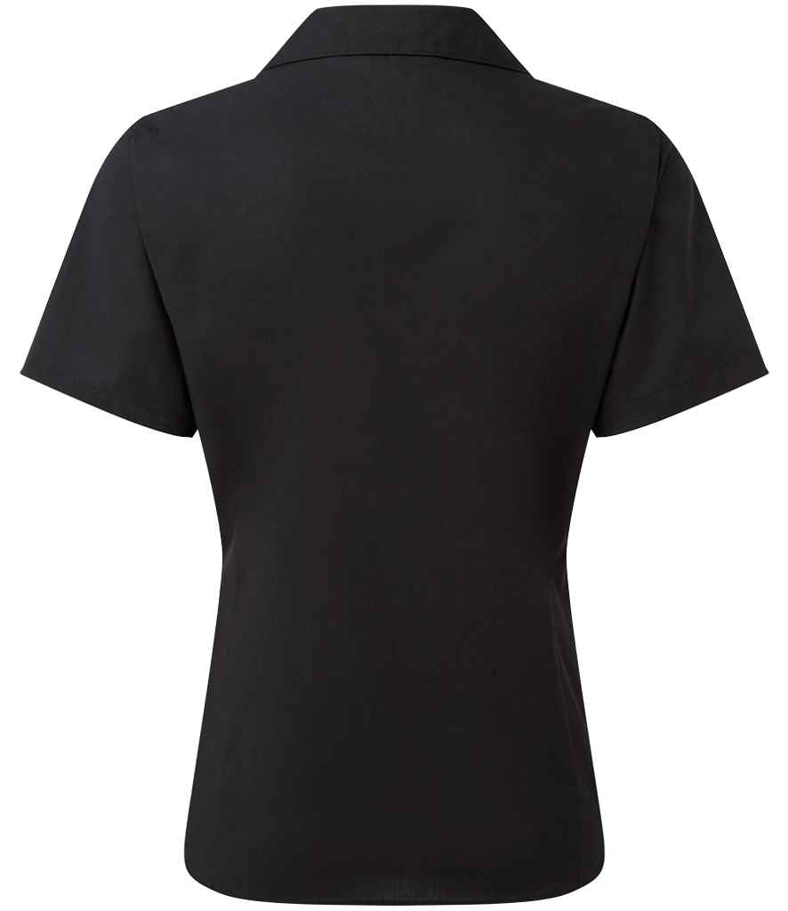 Premier Ladies Short Sleeve Poplin Blouse (1/3)