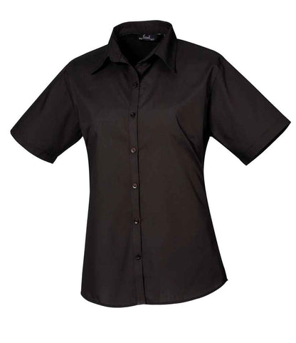 Premier Ladies Short Sleeve Poplin Blouse (1/3)