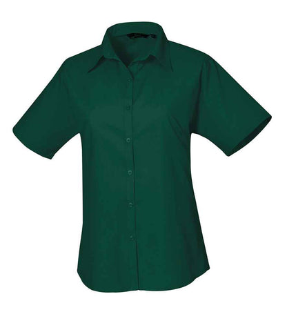 Premier Ladies Short Sleeve Poplin Blouse (1/3)
