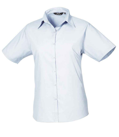 Premier Ladies Short Sleeve Poplin Blouse (1/3)