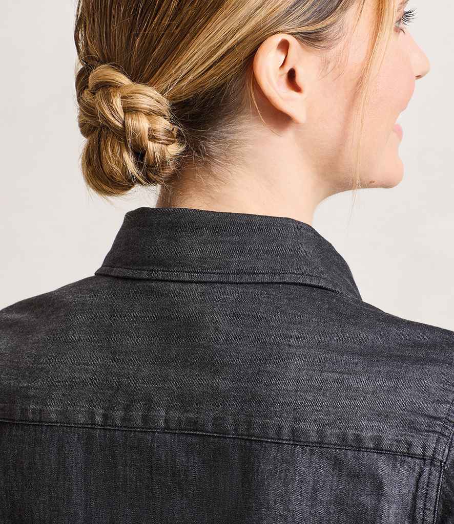 Premier Ladies Jeans Stitch Denim Shirt