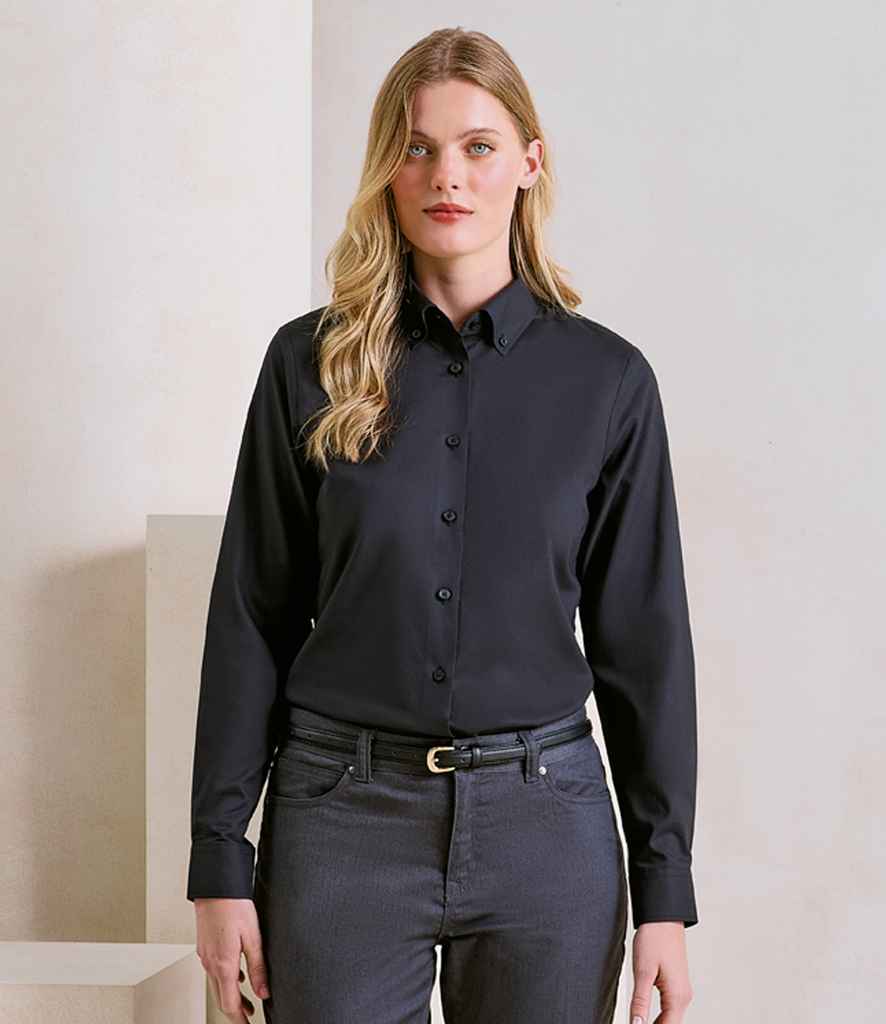 Premier Ladies Supreme Long Sleeve Oxford Shirt