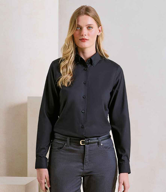 Premier Ladies Supreme Long Sleeve Oxford Shirt