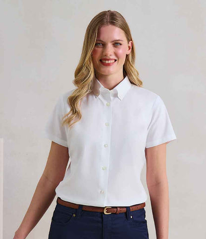 Premier Ladies Supreme Short Sleeve Oxford Shirt