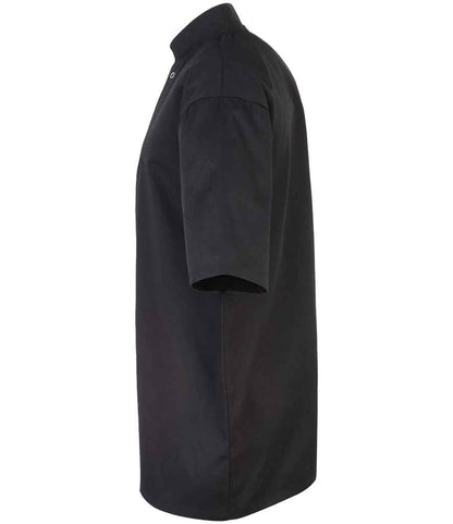 Premier Unisex Short Sleeve Stud Front Chef's Jacket