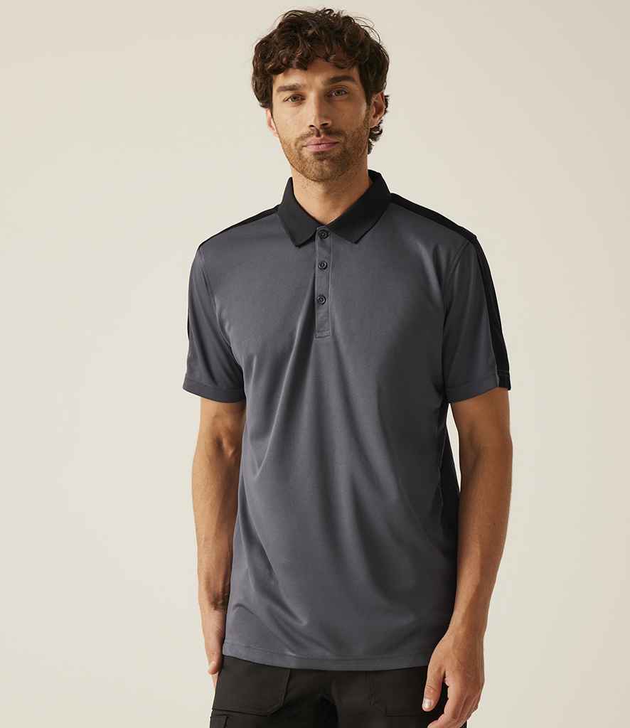 Regatta Contrast Quick Wicking Piqué Polo Shirt