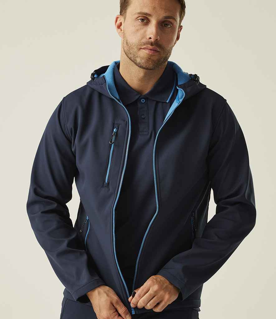 Regatta Navigate Two Layer Hooded Soft Shell Jacket
