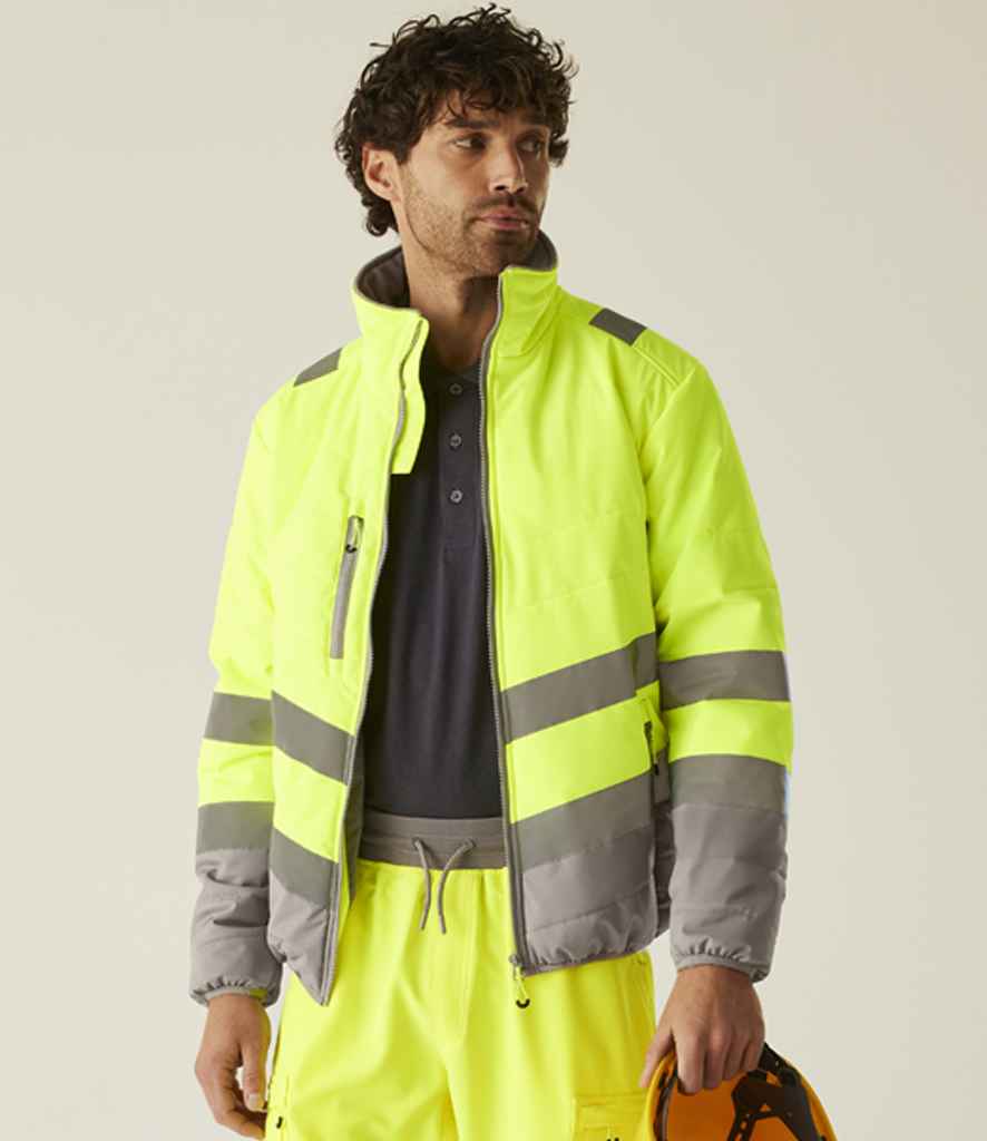Regatta High Visibility Two Tone Thermal Baffle Jacket
