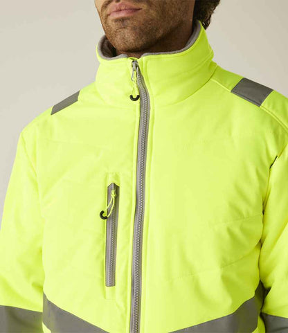 Regatta High Visibility Two Tone Thermal Baffle Jacket