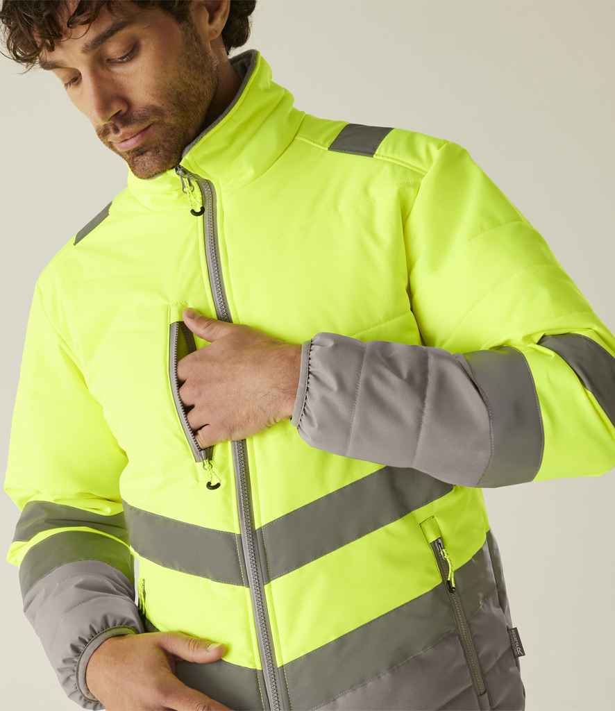 Regatta High Visibility Two Tone Thermal Baffle Jacket