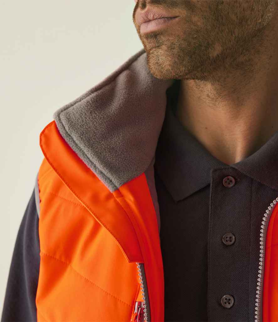 Regatta High Visibility Two Tone Thermal Baffle Bodywarmer