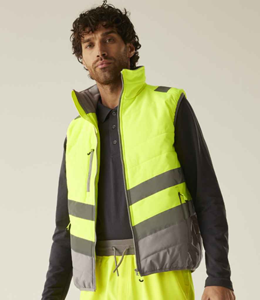 Regatta High Visibility Two Tone Thermal Baffle Bodywarmer
