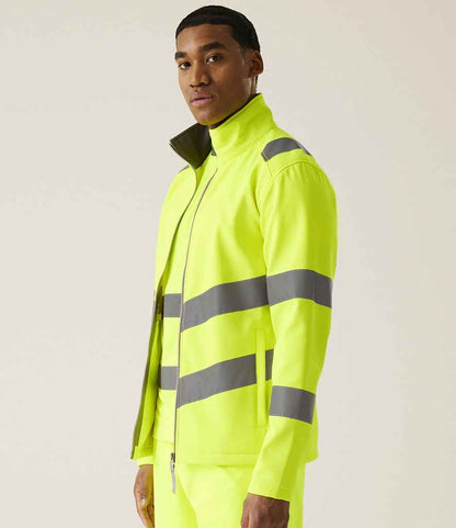 Regatta High Visibility Pro Contract Ablaze Soft Shell Jacket
