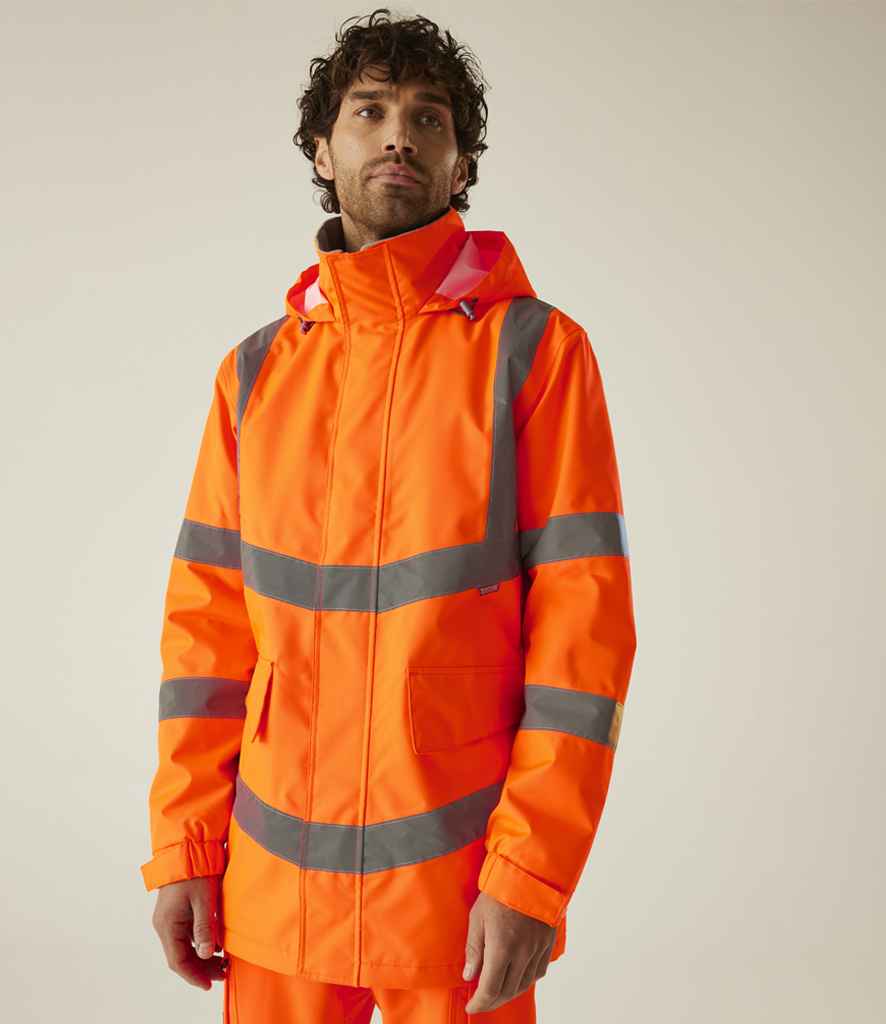 Regatta High Visibility Pro Contract Dover Parka