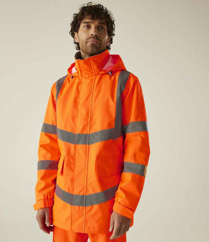 Regatta High Visibility Pro Contract Dover Parka