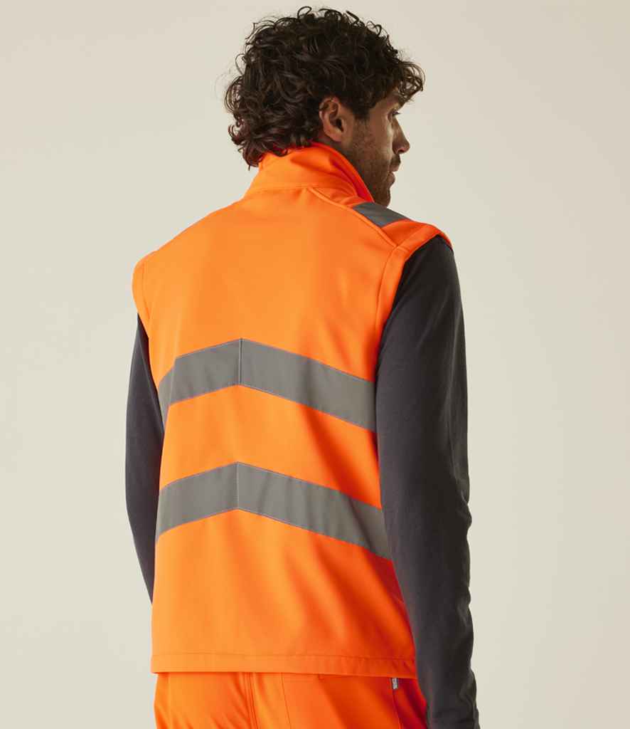 Regatta High Visibility Pro Contract Ablaze Soft Shell Bodywarmer