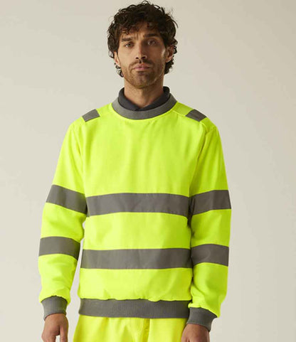 Regatta High Visibility Pro Contract Crew Neck Sweatshirt