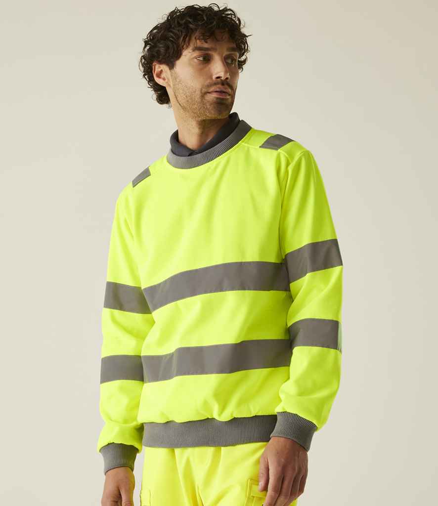 Regatta High Visibility Pro Contract Crew Neck Sweatshirt