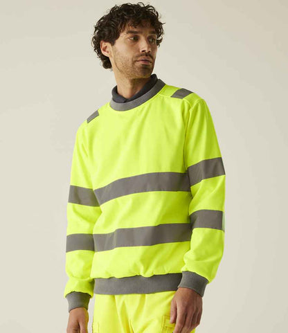Regatta High Visibility Pro Contract Crew Neck Sweatshirt