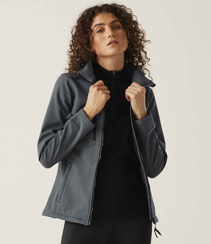 Regatta Ladies Venturer Three Layer Hooded Soft Shell Jacket
