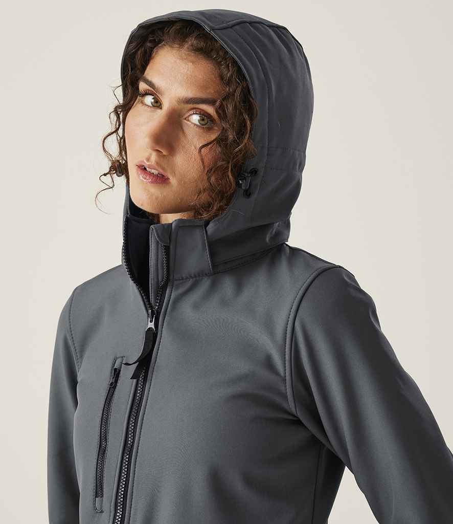 Regatta Ladies Venturer Three Layer Hooded Soft Shell Jacket