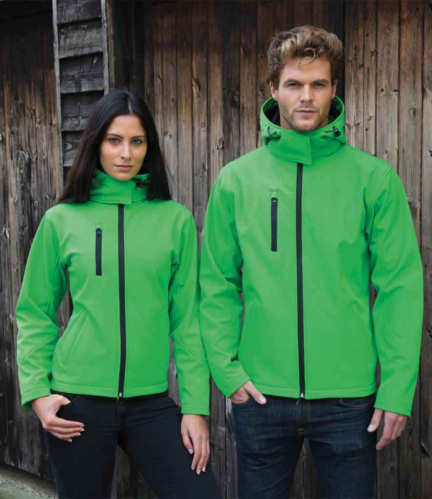 Result Core Ladies Hooded Soft Shell Jacket